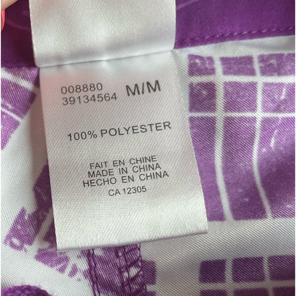 Y2K Body Glove Board Shorts Women’s Purple & White NEW - Picture 3 of 9